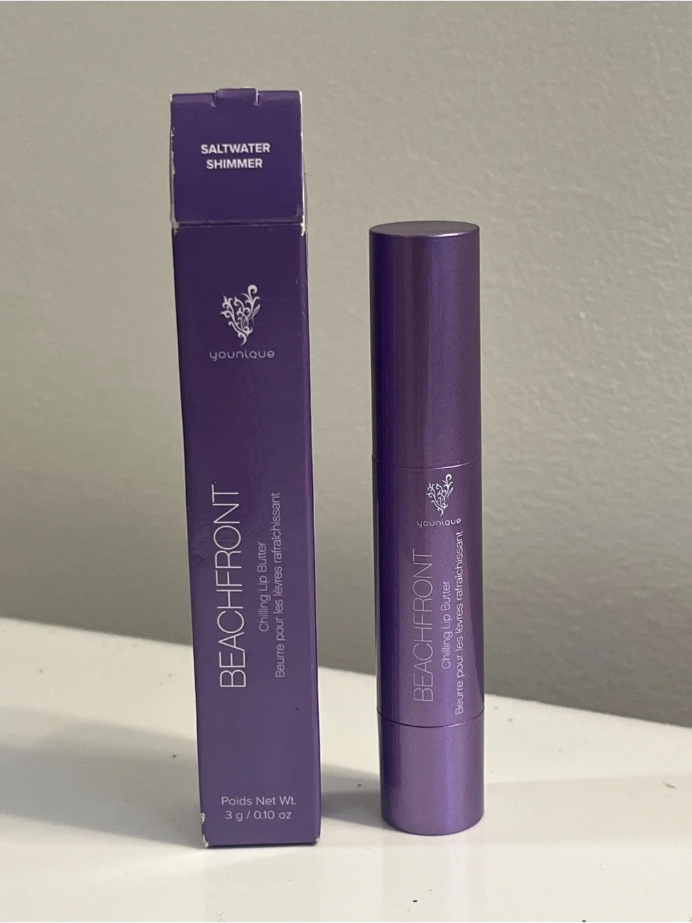 Younique Beachfront Chilling Lip Butter Saltwater Shimmer - Brand New In Box